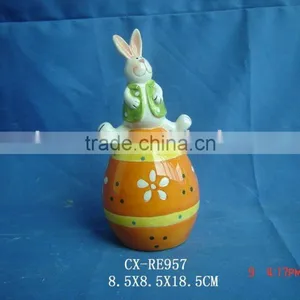 Dolomite Rabbit on Egg Deco thumbnail-1