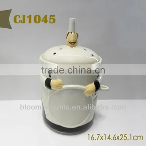 Chef Design Porcelain Airtight Canister thumbnail-1