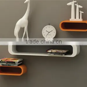 Round Corner Wall Cube Shelf Wooden Wall Shelves thumbnail-1