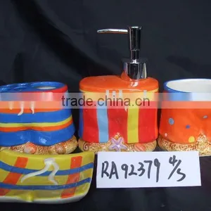 4pcs Set Ceramic Bathroom Accessories thumbnail-1