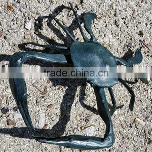 New Products Large Animal Sculpture Bronze Crab Statue for Sale thumbnail-1