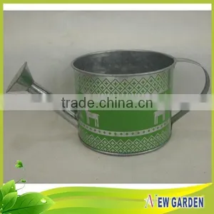 Antique Garden Popular Porcelain Metal Half Wall Flower Pots thumbnail-3