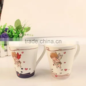 Hot Sale Creative 13oz Magic Mug v Shape With Customized Design thumbnail-1