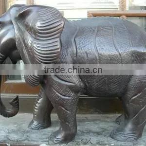 Large Outdoor Animal Decoration Thailand Elephant Statue Bronze thumbnail-1