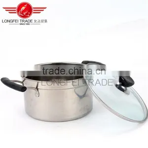 High Quality Stainless Steel Steamer Cooking Pot With Hollow Handles and Metal Lid thumbnail-4