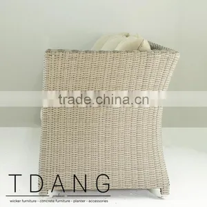 Sonoma Wicker Sofa 3 Seats Right Hand - Rattan Patio Furniture Garden Bench. thumbnail-5