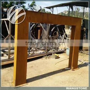 Corten Steel Outdoor Water Fountain/Water Curtain thumbnail-2