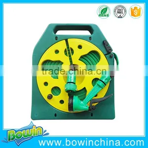 Green Color Quick Connection Expandable Fabric Garden Hose thumbnail-1