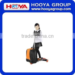 Funny and Labor Saving Folding Scooter Trolley Luggage With Three Wheels thumbnail-1