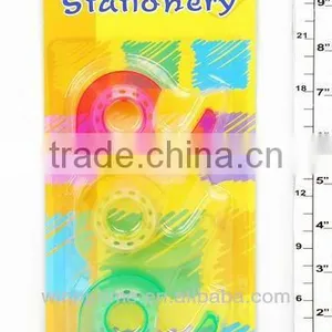 3PC PLASTIC COLORFUL TAPE DISPENSER thumbnail-1