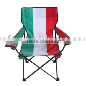 Folding Beach Chair With Flag Printing thumbnail-1