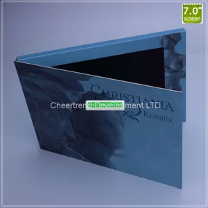 Customized Video Card Lcd Video Greeting Brochure With Oem Video Mailer 7 Inch thumbnail-1