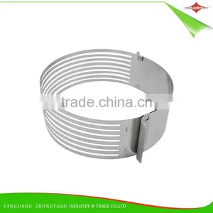 ZY-F1404 Durable Stainless Steel Round Mousse Cake Mold Cake Ring thumbnail-5