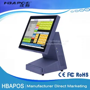 HBA-Q5 15 Inch Touch Screen Pos System/pos Terminal/cash Register thumbnail-1