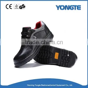 Labor Protective Rubber Sole Man Leather Safety Shoe thumbnail-1