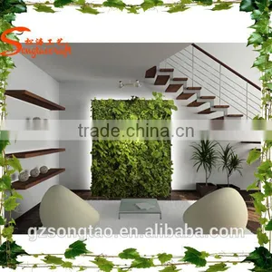 Competitive From SongTao Wholesale Vertical Artificial Plant Wall Plastic Green Wall thumbnail-2