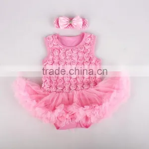 Baby Girl Clothes Ruffle Tutu Pettiskirt /baby Girl Tutu Dress thumbnail-3
