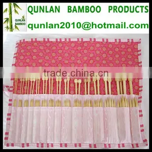 Customized Bamboo Knitting Needle Bag thumbnail-1