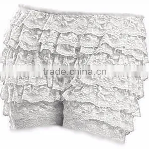 High Quality Women Fashion 8 Layers Lace Frilly Ruffle Knicker Sexy Underwear Shorts Hot Pants Safety Skirt thumbnail-3