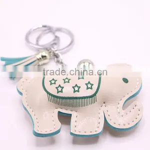 Keychain Wholesale Price Custom Animal Shaped Leather Key Chain thumbnail-2