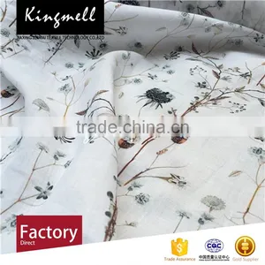 Custom Plain Colour Printed 100% Ramie Fabric for Clothes thumbnail-1