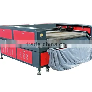 Roll Bed Fabric Leather Laser Cutting Machine thumbnail-1