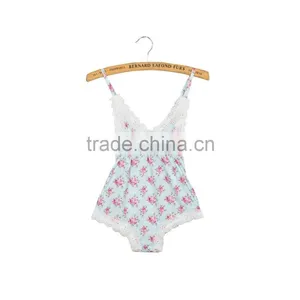 2017 Boutique Baby Clothing Rompers Baby Girl Lace Rompers Fashion Infant and Toddlers Floral Rompers thumbnail-6
