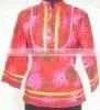 Ladies Long Sleeve Cotton Blouses thumbnail-1