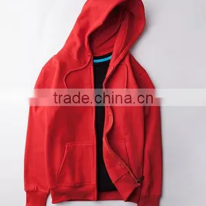 High Quality China Wholesale Professional Cheapest 100% Cotton Men Zipper Hoodies thumbnail-2