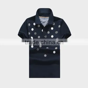 2015 Men's Bulk Polo Shirt With Dot Print thumbnail-1