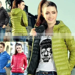 2016 Autumn Winter Women Basic Sport Jacket Coat Female Slim Hooded Brand Cotton Coats Casual Black Jackets thumbnail-2