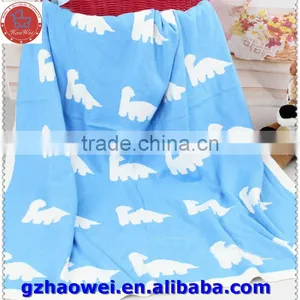 Guangzhou Wholesale Dinosaur Printed Baby Knit Blanket thumbnail-1