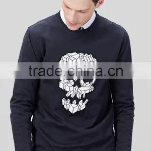 Hot Sale Lowest China Price Fashion Men Sweater 2017 for Black thumbnail-2