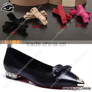 Shoe Accessories Bowknot Decorations for Shoes Silk Fabric Bow thumbnail-1