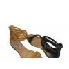 PU Material CAMLE / BALCK Calceus Ladies Flat Sandals Support OEM thumbnail-1