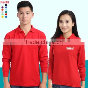 OEM Cheaper Custom Logo Printing Couple Golf DIY Polo T-Shirt thumbnail-3