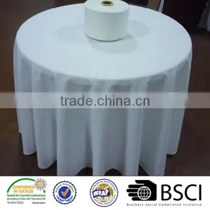 100%MJS Spun Polyester Tablecloth Spun Polyester Restaurant Table Linens and 100% Spun Polyester Napkins thumbnail-2
