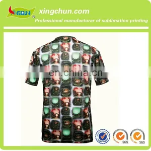 100% Polyester Full Color Print T-shirt Without MOQ thumbnail-2