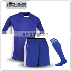 Custom Polyster Material College Rugby Jerseys , ( Shirts + Shorts + Sock ) thumbnail-1