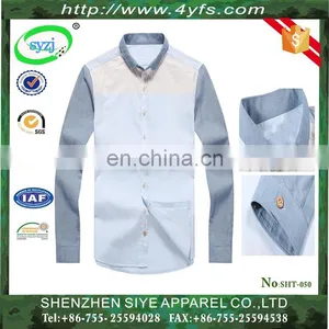 Premium Slim Fit Long Sleeve Men's Casual Stand-up Collar Shirt thumbnail-1
