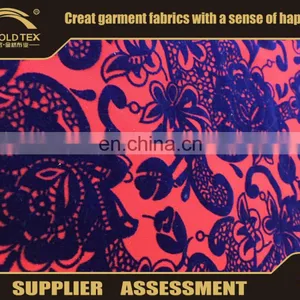 Knitting Fabric FDY Dying With Flocking thumbnail-1