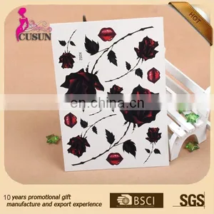 Custom Sexy Girl Tattoo Body Temporary Tattoo thumbnail-3