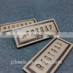 Custom Embossed Real Leather Patch/fake Leather Patch/TPU Leather Label for Shoes thumbnail-4