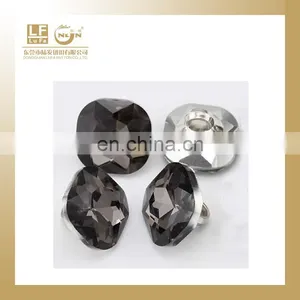 Crystal Pink Stone Buttons,pearl Stone Button thumbnail-4
