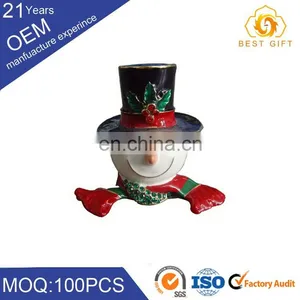 High Quality Christmas Gift Round Tin Box Christmas Jewelry Boxes Wholesale Make in China thumbnail-5