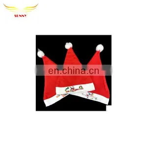 Felt Christmas Hat Bling Christmas Decorated Santa Hat thumbnail-2