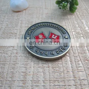 Antique Silver With Dragon Logo Custom Made Silver Coins thumbnail-3