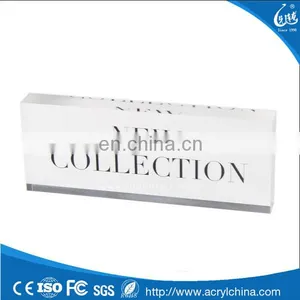 Acrylic New Collection Logo Block Acrylic Paper Weight Acrylic Sign Block thumbnail-1