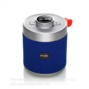 HFQ3SE Creative Retro Bluetooth Audio Portable Fabric Gifts Portable Outdoor Plug-in Card Bluetooth Speakers thumbnail-5