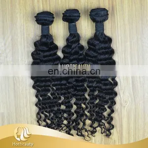 5a Virgin Mongolian Hair Unprocessed, Deep Wave Extensions. thumbnail-4